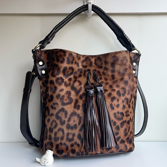 Patricia Nash Torresina Genuine Leather Shoulder Crossbody Bag